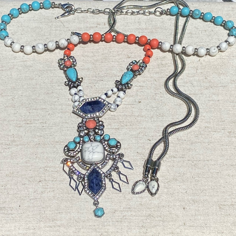 💙NWOT C&I Turkish Delight Convertible Necklace